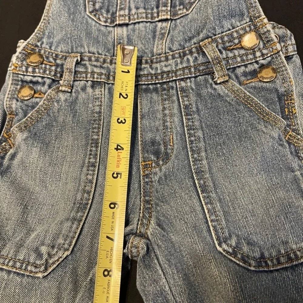 Target Baby Genuine Oshkosh Overall Light Denim Straps 2T - Picture 7 of 10